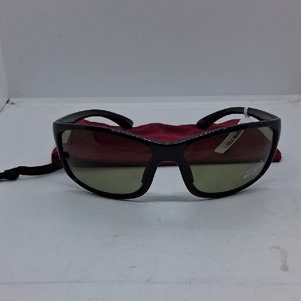 NWT SUNCLOUD Sentry Black/Polar Yellow Sunglasses